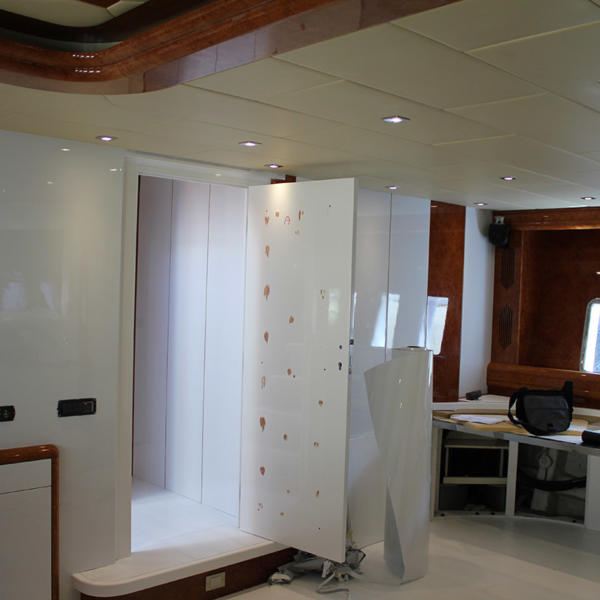 pellicole da interni per barche mangusta 108 luxury wrap roma 13 - Luxury Wrap