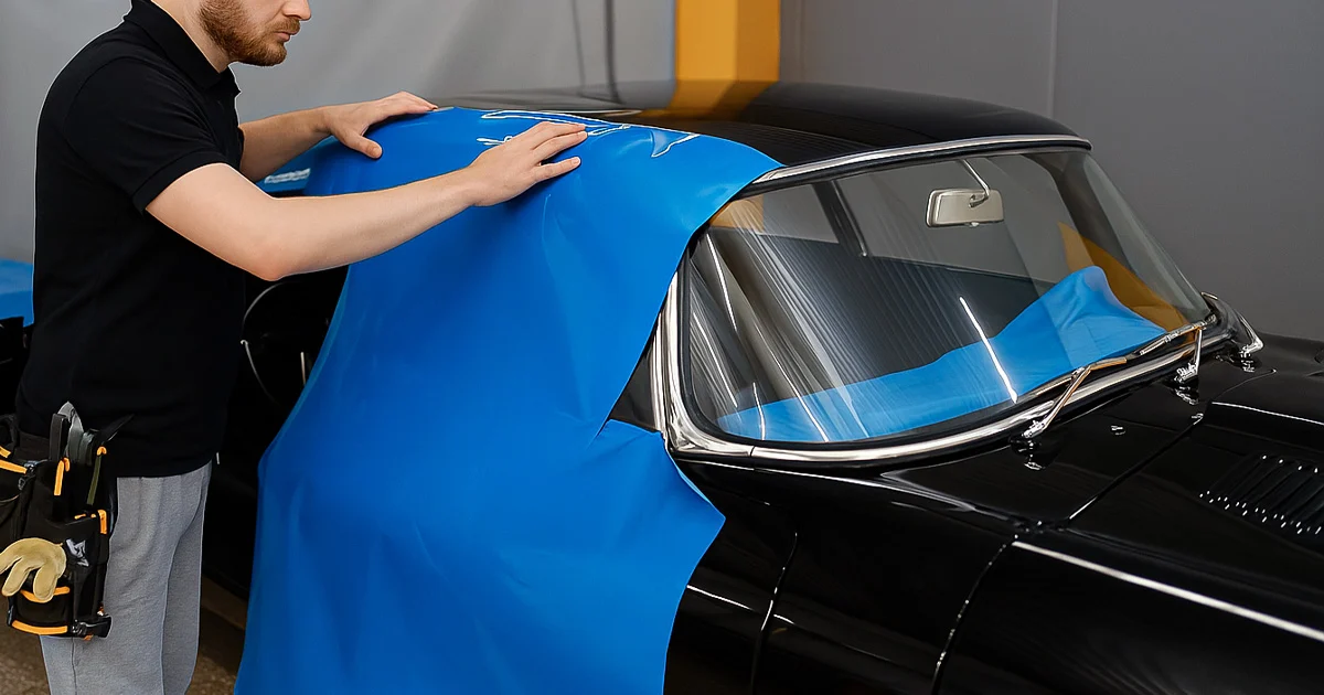 car wrapping estetica e protezione per auto vintage